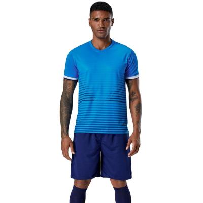 China Breathable Sports Wear Men's T-shirt Training Suit Football To Wear High Quality Material Soccer Sublimation Training Soccer Tracksuit for sale