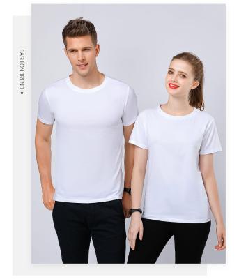 China Breathable Casual Short Sleeve Oversized T-shirts Unisex Cotton Couples Wear Plus Size And Custom Logo Color for sale