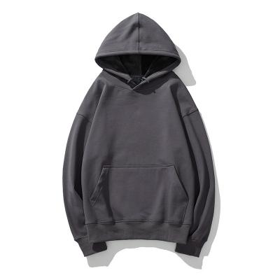 China Anti-Wrinkle Plain Pullover Hoodie For Men Shear Custom Blank Hoodies Plus Size Unisex Track Gym Jogging Sport for sale