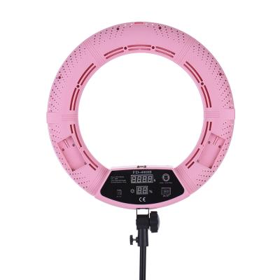 China Portable Sufficiency Light FD-480II 96W Photography Equipment Dimming Camera Studio Makeup Mirror 3200-5500K Led Ring Light for sale