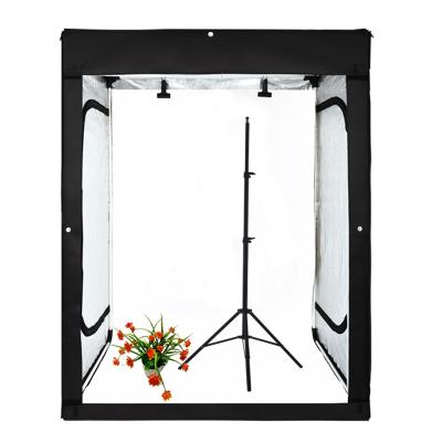 China 140cm Folding DEEP Photo Light Box professional LED light softbox tent for photography equipment 120*50*140cm for sale