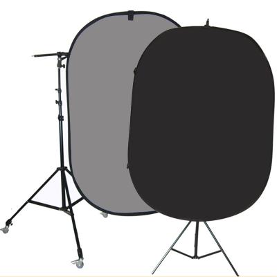 China Studio Folding Folding Pure Color Cotton Photo Backdrop Background Panel Gray for Photography for sale