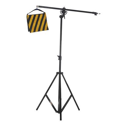 China 2 in 1 lightstand with boom 2 in 1 professional studio light stand with overhead booms arm for photography studio equipment for sale