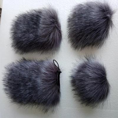 China Perfect Noise S Size Microphone Studio Instrument MIC Microphone Fur Cover Windshield For Lapel Microphone for sale