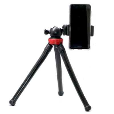 China Portable Flexible Mini Tripod Mount Flexible Octopus Travel Mobile Phone Tripod With Universal Smartphone Clip for sale