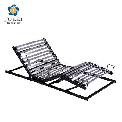 China Adjustable (height) New Materials Modern Full Size Comfortable High Low Smart Adjustable Queen Bed Frame King Size for sale