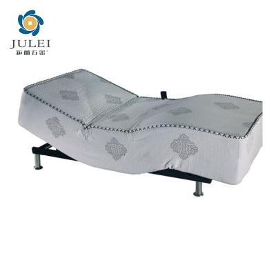 China Adjustable (height) New Technology Heavy Duty Base Control Massage Tilt Adjustable King Beds With Latex Mattress for sale