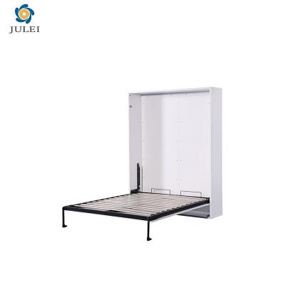 China KD Customized Different Sizes Modern Style Mdf Board Hidden Vertical Wall Bed Pull Down With Steel Tube for sale