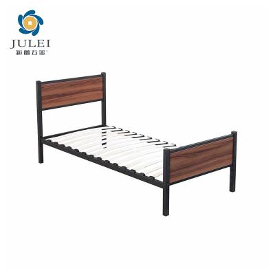 China KD Soft King Size Steel Tube Birch Slat Bed Frame Single Luxury With Environmental-Friendly Chipboard for sale