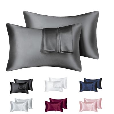 China PORTABLE Super Luxury High Quality Silky Soft Satin Body Pillow Case Skin Care Soft Satin Pillow Case for sale