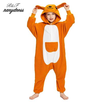 China Fancy Kids Dress Up Wholesale Kids Pajamas Cosplay Kangaroo Animal Halloween Costume For Children for sale