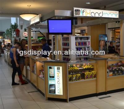 China shopping mall cell phone worked kiosks CUSTOM for sale