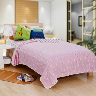 China Jacquard pure cotton thin summer 6 layers cotton towel quilt blanket gauze adult fresh summer child towel blanket for sale