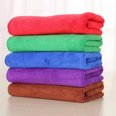 China Car Absorbency Microfiber Home and Kitchen Clean Hand Towel Dish Cleaning Cloth Soft Dry Towel for sale