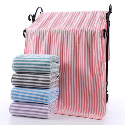 China Quickly Dry Kid Safe Swimming Warp Knitted Velvet Coral Towels Microfiber Bath Towels High Quality Beach Towels for sale