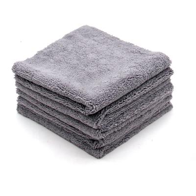 China QUICK DRY Warm Edgeless Cut-off Cloth 40x40cm Towels Coral Velvet Microfiber Car Towel Wash Car Towel for sale