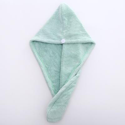 China Custom Super Absorbent Quick Dry Logo Hair Turban Microfiber Hair Towel Wrap for Drying Long Thick Curly Hair for sale