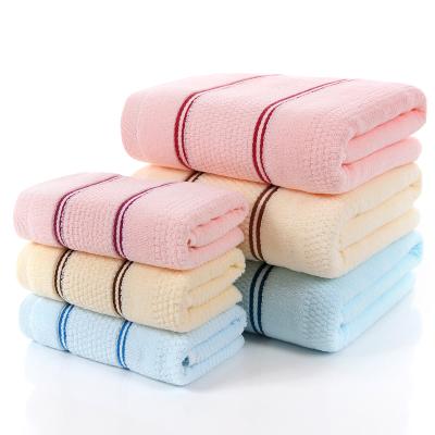 China Factory Wholesale New QUICK DRY Style 100%Cotton Towel Bath And Heavy Combed Face Towel for sale