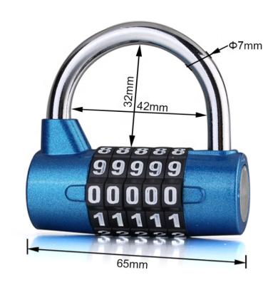 China Padlock - 4 digit combination lock for gym, sports, school and employee locker, outdoor, fence, latch and storage none for sale