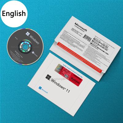 China Genuine OEM Windows 11 Windows 11 Pro Key System Software Windows 11 Professional DVD Version Full Package English Professional Global Online Activation for sale