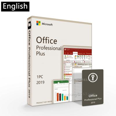 China Office 2019 Pro Plus Key Card For Win&Mac DVD Pack Box Online Activation Office 2019 Professional Plus USB In Software Offcie 2019 Pro Plus for sale