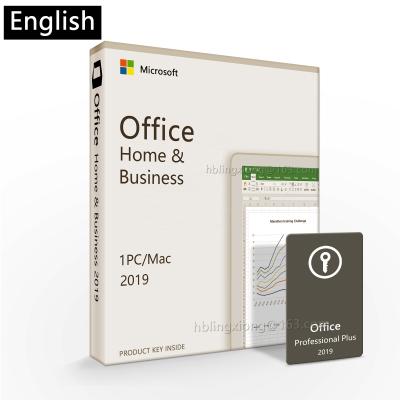 China Original Genuine Office 2019 Home & Business Key Card For Win& Mac Retail Box Online Activation Office 2019 Pro Plus Offcie Home & Business 2019 for sale