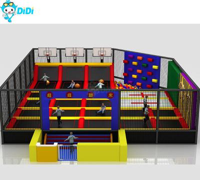 China Comercial Conveniente Niños Parque de trampolines en interiores Familiar en venta