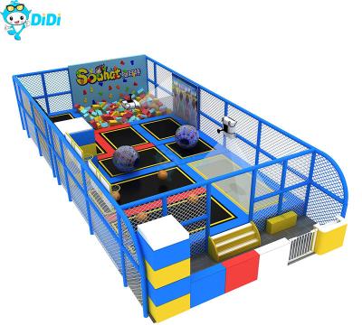 China Family Friendly Entertainment Soft Play Trampoline Park Playground OEM for sale