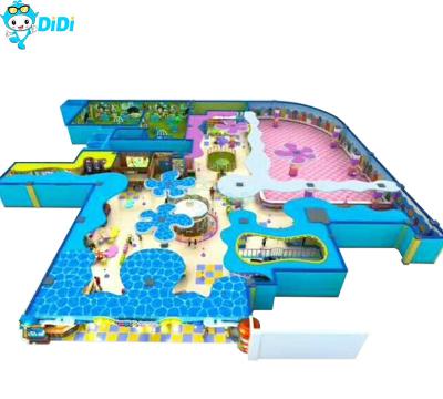 China Entertainment Kids Ocean Theme Indoor Playground Soft Play Equipment Custom Size for sale