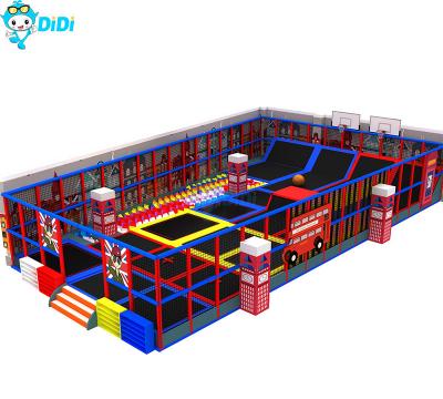 China CE Certified Trampoline Amusement Park Big Trampoline Park Customized Color for sale