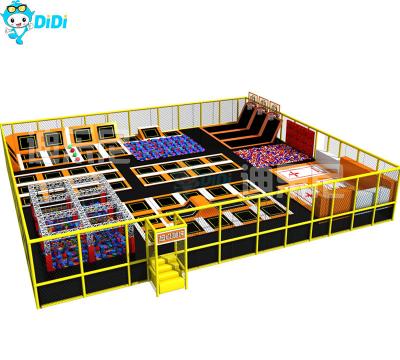 China Indoor Trampoline Park Equipment Custom Size for sale