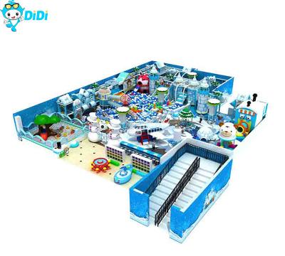 China Customized Color Size Snow Themed Kids Soft Play Indoor Equipment for sale