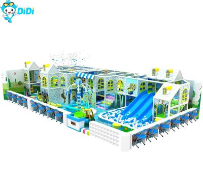 China Snow Themed Kids Amusement Park  Kindergarten Indoor Play Area Support Custom for sale