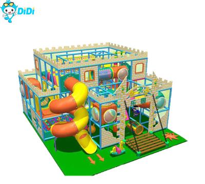 China Jardín de juegos de gimnasia de jungla interior Instalación fácil con dibujo CAD proporcionado en venta