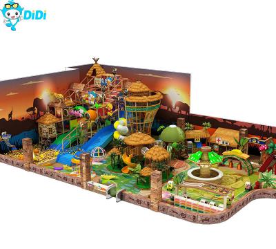 China Colorido Indoor Jungle Gym Playground Kids Soft Paly Equipamento de Apoio OEM à venda