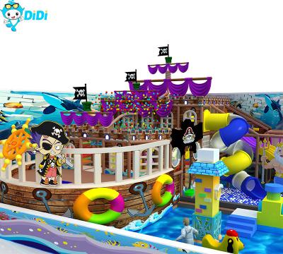 China Custom Design Ocean Theme Indoor Playground Slide Set Multiple Function for sale