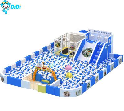 China Ocean Themed Kids Indoor Playground Equipment with Environmental Materials for sale