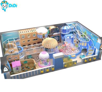 China Personalized Kids Amusement Park Rides Role Play Indoor Playground Ball Pit With Slide for sale