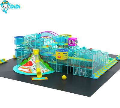 China Kids Space Jungle Gym Indoor Playground With Big Slides TUV Certifications for sale