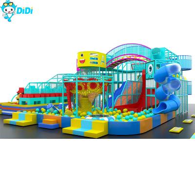 China TUV Certified Wooden Indoor Play Center Equipment Kids Play Structure for sale