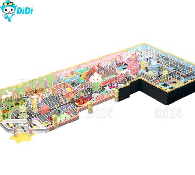 Cina Candy Themed Children Indoor Playground Soft Play Kids Park Equipment in vendita