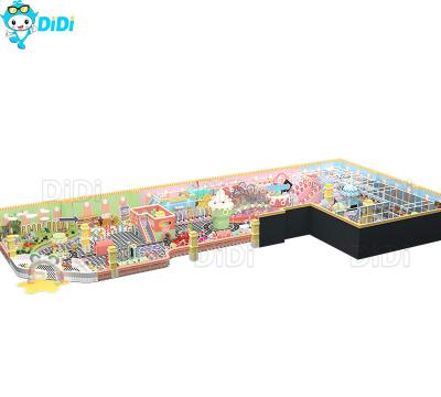 China Customizable Candy Themed Children Playground Indoor Soft Play Equipment en venta