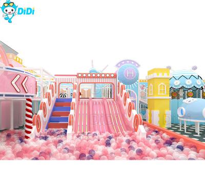 China EN And ASTM Certified Candy Themed Kids Castle Park Indoor Playground en venta