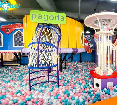 Κίνα Meranti Themed Naughty Castle Kids Sports Playground Indoor Play Center προς πώληση