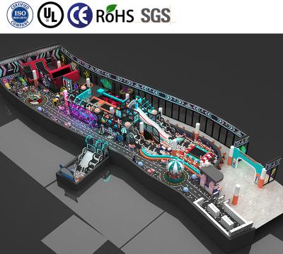 China Multifunctional Zones Safety Design Space Themed Kids Indoor Park For Home By Verified for sale