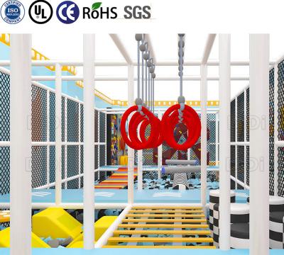 China Leuke stijl kinderen rolspel trampoline park aangepast thema indoor play set Te koop