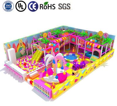 China Premium Macaron Themed Indoor Playground For Safe And Fun Experiences For Kids for sale