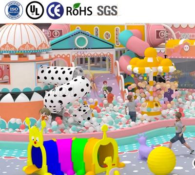 China Customizable Theme Diversified Attractive Macaron Style Kids Play Area for sale