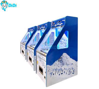 China Single Player Coin Pusher Machine Tempering Glass Arcade Coin Pusher Machine for sale