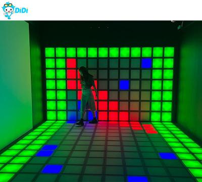 China Active Game Light Up RGB Decoration Interactive Led Dance Floor Light for sale